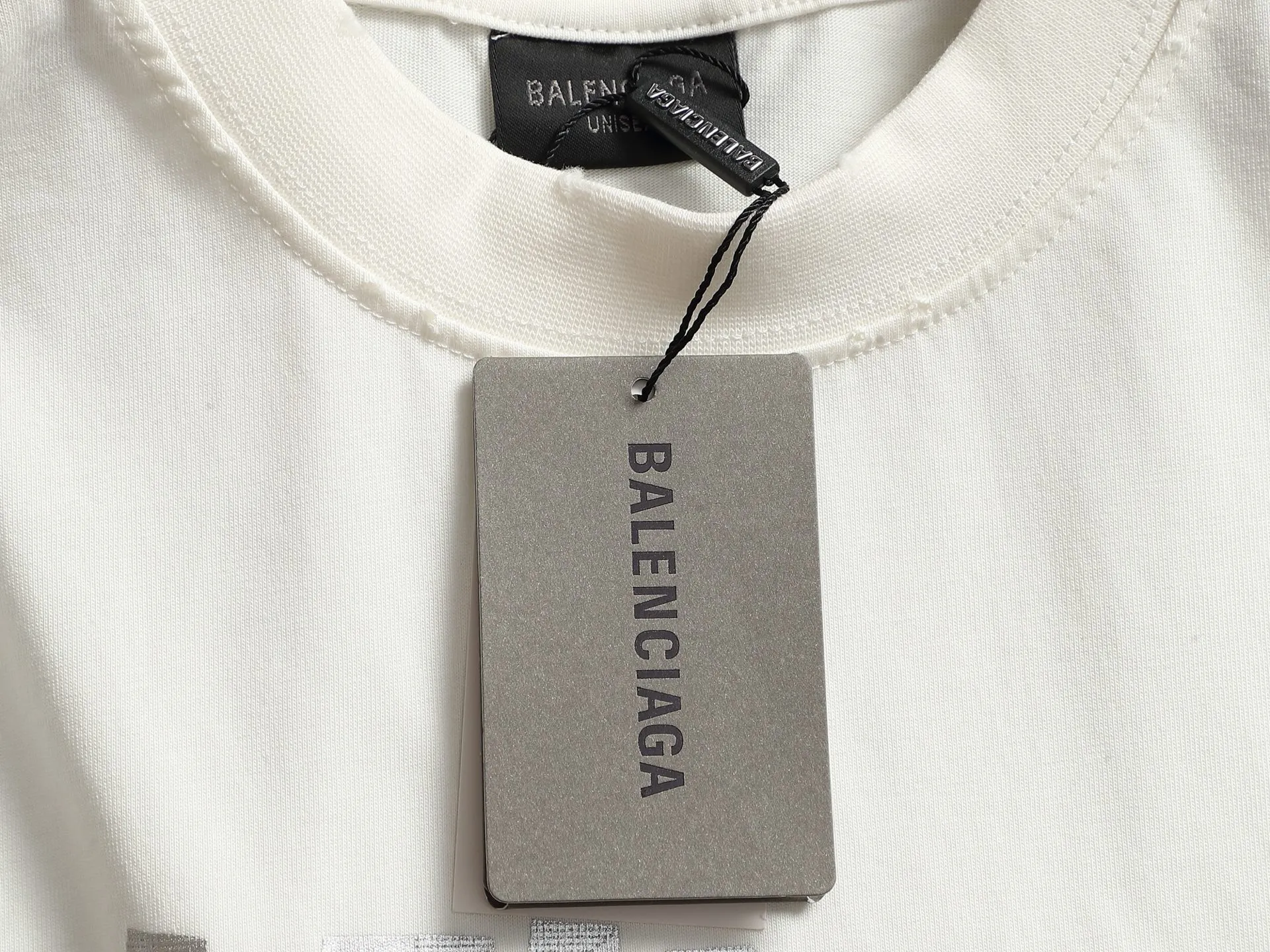 BALENCIAGA 2026 Logo ， Retro Same Style T 320 Versatile : Black Size：XS S M L